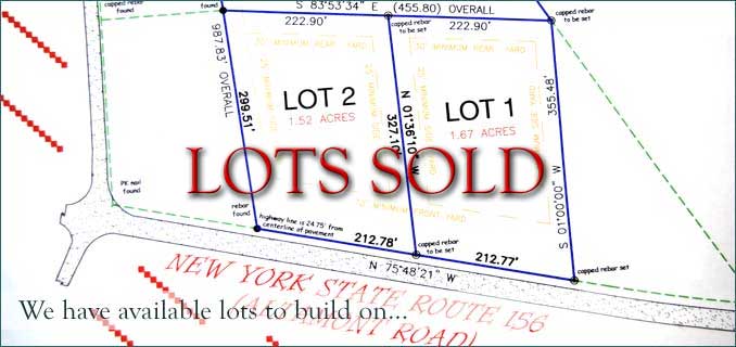 MJ Biernacki Builders, Route 156 SOLD